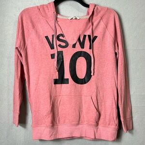 Victoria's Secret‎ Pink Sweatshirt Graphic Print Womens Size XS Pink